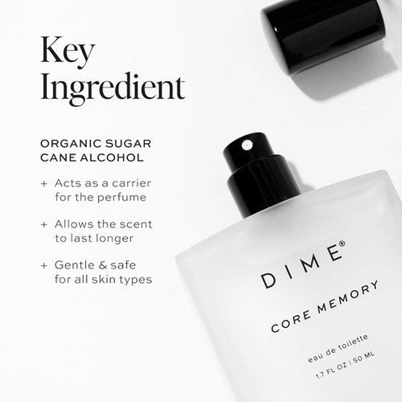 DIME Beauty Core Memory Perfume - Bright & Citrusy Fragrance for Women | 1.7 oz / 50 ml