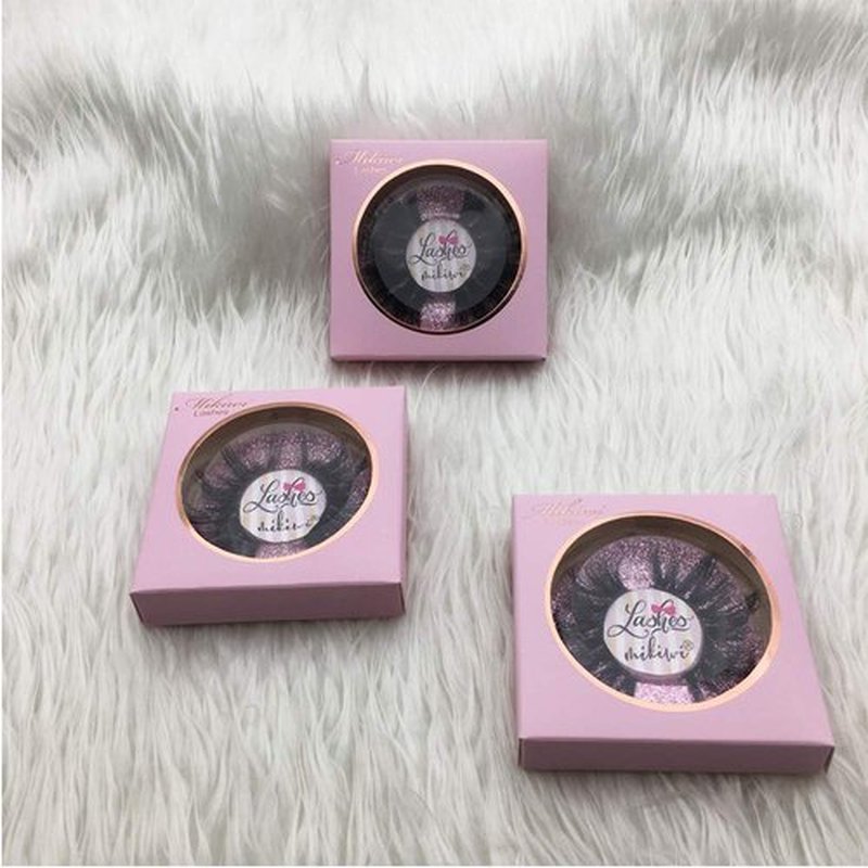 Mink lashes Mikiwi 3 Pairs Eyelashes D327-3, 22MM Mink Eyelashes, Fluffy Mink Lashes, Thick HandMade Full Strip Lashes, Cruelty Free Luxury Makeup Dramatic Lashes