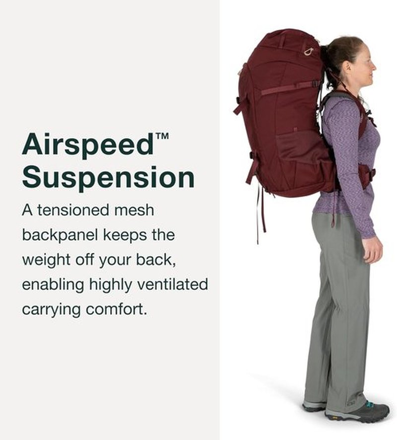 Osprey Fairview 70L Women's Travel Backpack - Night Jungle Blue | Durable & Spacious Design