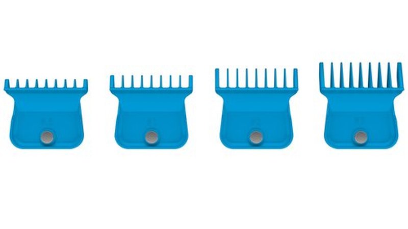 GAMMA+ Wide Magnetic Hair Trimmer Guards for GAMMA+ and StyleCraft Wide Trimmer Blades (41mm), Set of 4