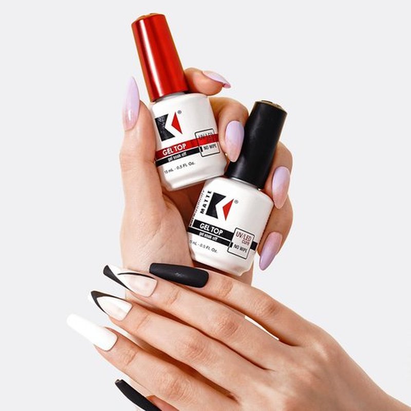 KUPA GelFinity Gel Top Coat - No-Wipe High Gloss Shine & Chip-Resistant Soak-Off Sealer | 0.5 Fl Oz