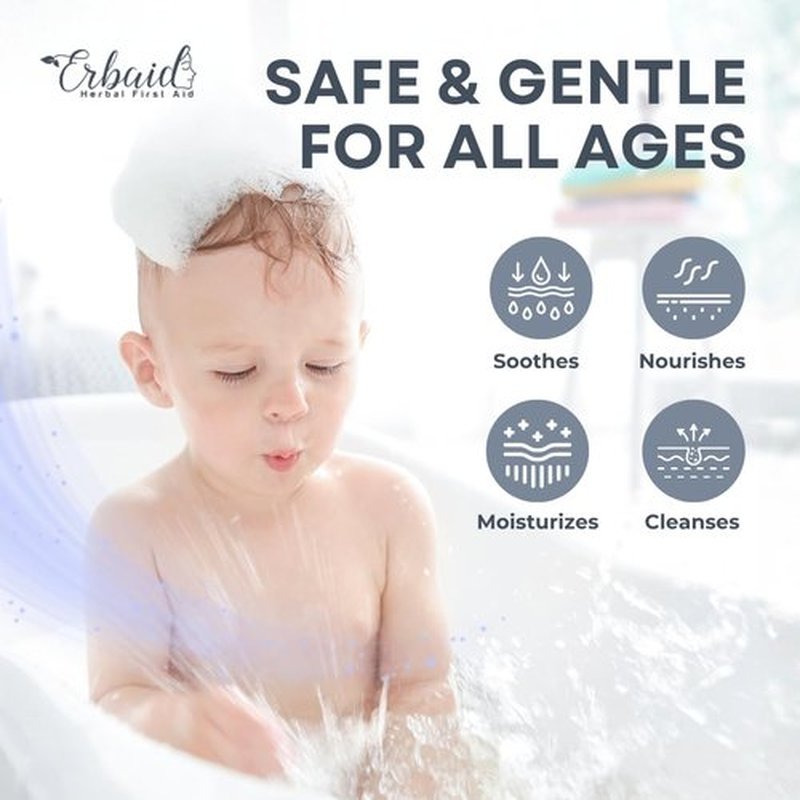 Skiennix Baby Soap - Natural Unscented Goat Milk Bar for Sensitive Skin | Gentle Eczema Relief & Moisturizing Oatmeal & Honey - Made in USA