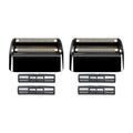 BaBylissPRO Replacement Foil & Cutters for Double FXFS2 Metal Shaver - Black | 2-Pack