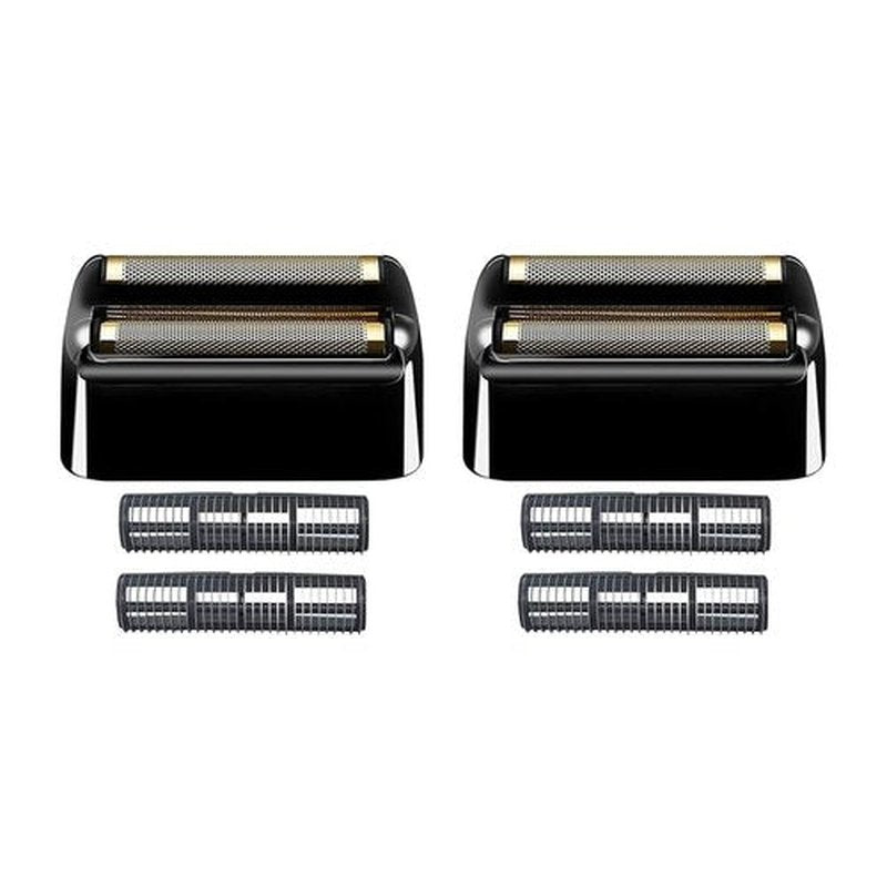 BaBylissPRO Replacement Foil & Cutters for Double FXFS2 Metal Shaver - Black | 2-Pack