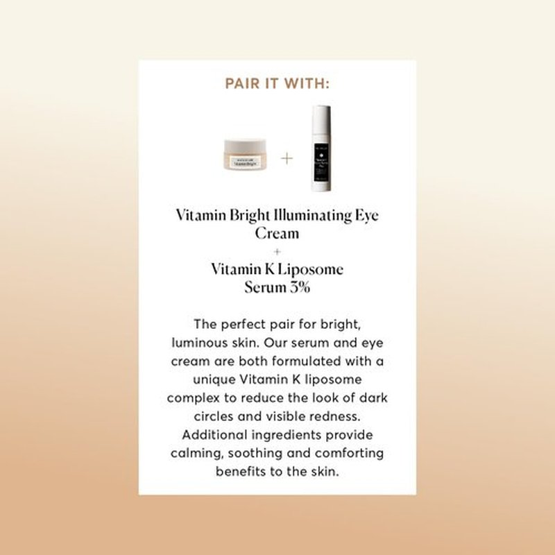 Naturium Vitamin Bright Eye Cream - Illuminating Under Eye Repair for Dark Circles, Light/Medium, 0.5 oz