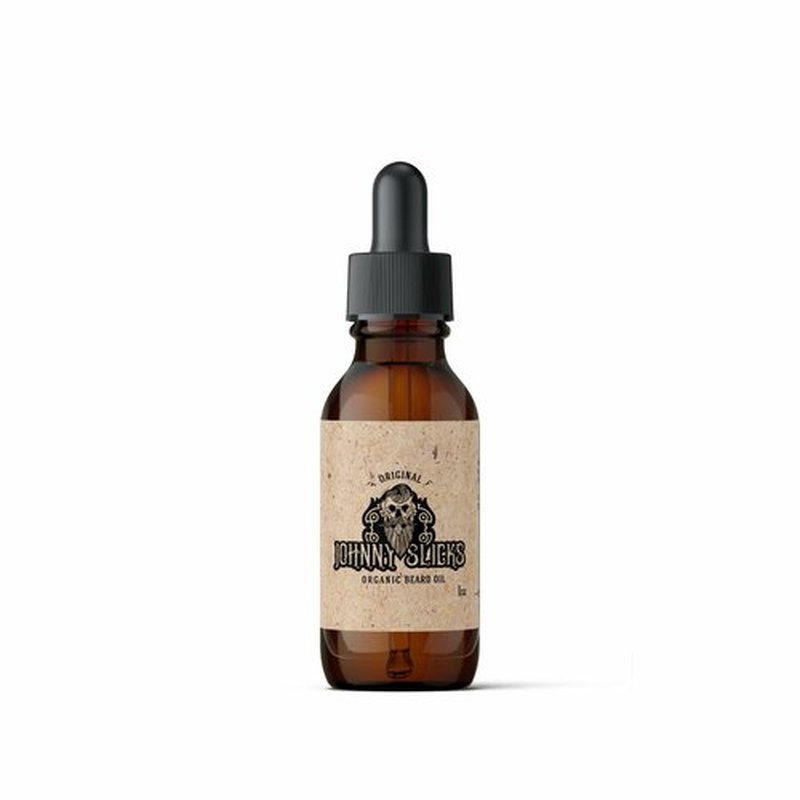 Johnny Slicks Thinning Hair Kit - Supports Hair & Scalp Health with Beard Wash, Beard Oil & Pomade - Made with Organic Ingredients - Tea Tree, Argan & Jojoba - Rugged Scent