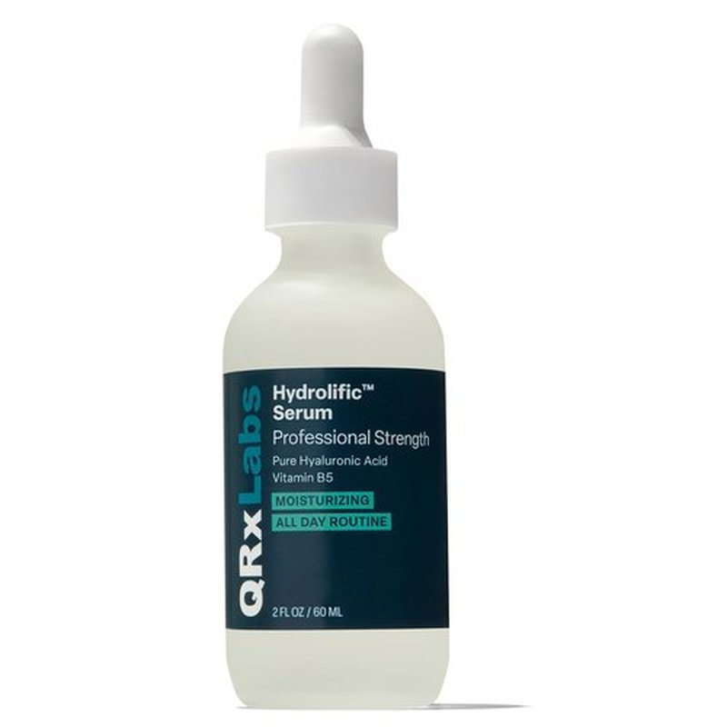QRxLabs Resurfacing and Hydrating Duo: Glycolic Acid 20% Resurfacing Pads + Hyaluronic Acid 2oz Serum - Smoother, Hydrated and Radiant Skin - Daily Use - 50ct Pads