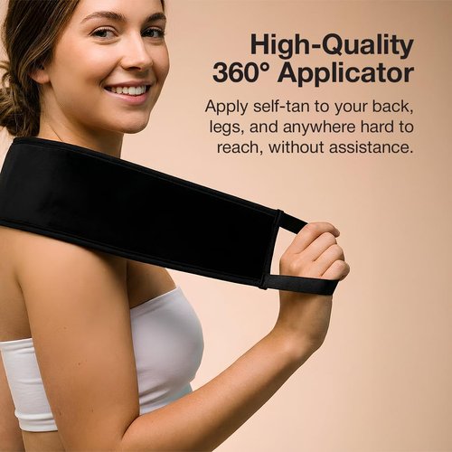 Fake Bake Body Mate Self-Tanning Applicator | Tan Your Back with Ease | Machine Washable | Easily Apply Lotions and Tanner | Reusable Self-Tan Mitt For Face & Body