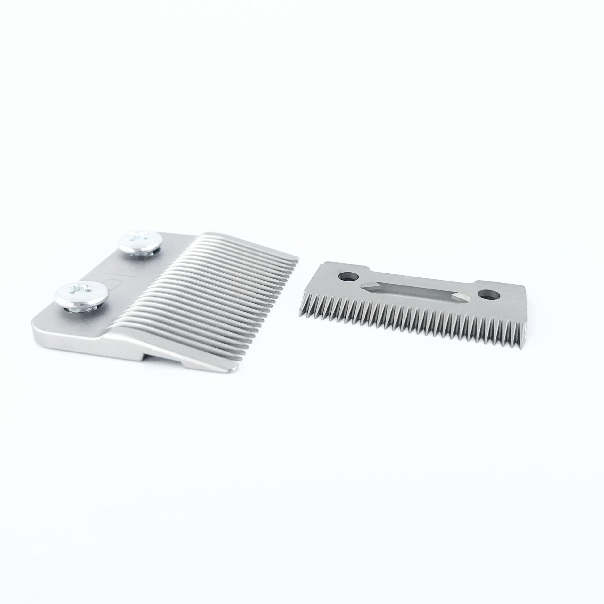 StyleCraft Replacement Fixed Stainless Steel Taper Hair Clipper Blade with Moving Ceramic Deep Tooth Cutter Set