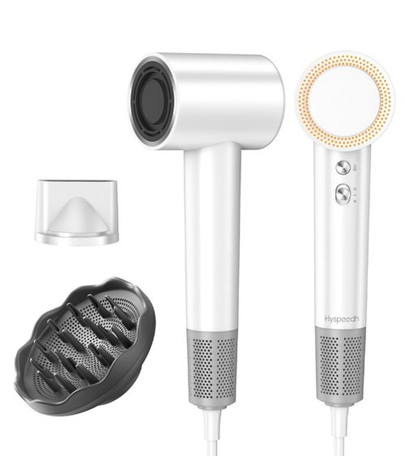 Hair Dryer with 110000 RPM High Speed 1400w Motor for 1-5min Fast Dry, 3 Heat/Cool Wind Level & 49db Low Noise,1.5 Billion Plasma & Travel Blow Dryer