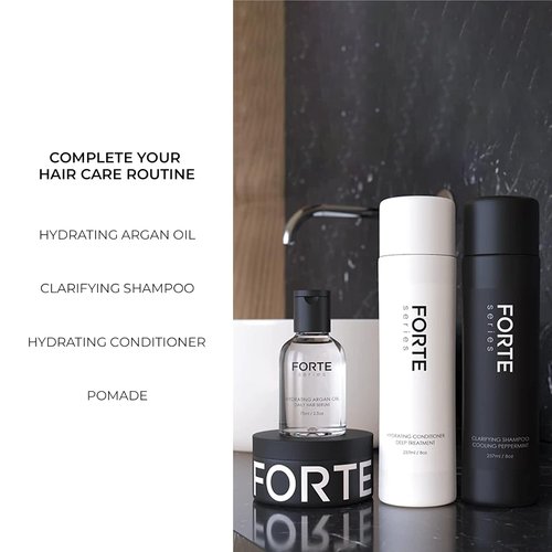 Forte Series Alex Costa Clarifying Shampoo for Men - Hydrating Build-Up Removal (8 Oz)