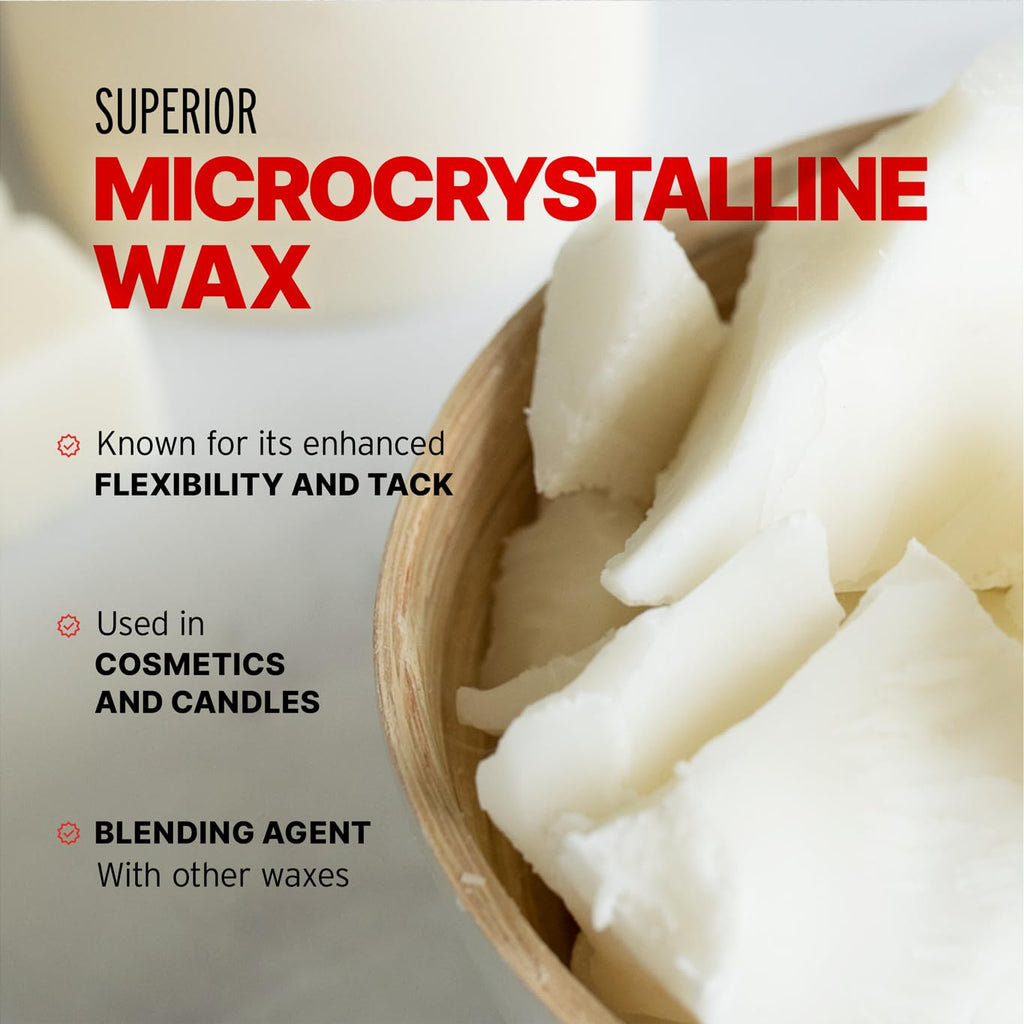 Blended Waxes, Inc. Microcrystalline Wax Block, Sculpting & Casting Wax, Candle Making and Everyday Use, 1lb, Pack of 1
