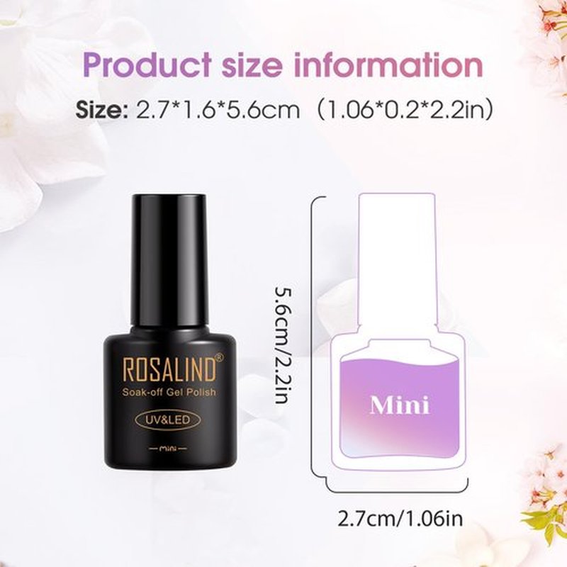 ROSALIND 8PCS Cateye Gel Polish with Magnet Stick - Magnetic Cat Eye Gel Nail Polish Sparkle Diamond Effect Magic Magnetic Glitter Soak Off Led Nail Art DIY Salon Gifts For Women