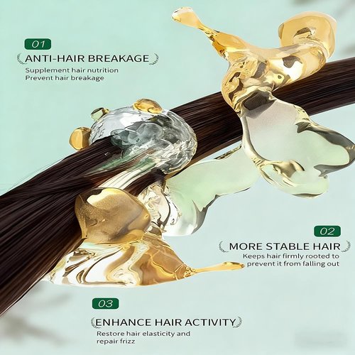 Fari Oil Hair Growth Oil, Organic Holistic Hair Oils for Men with Herbal Infusion Botanical Scalp, Pure Natural Plant-Based Formula, Daily Nourishment for Dry Scalp & Edges (2 PCS)