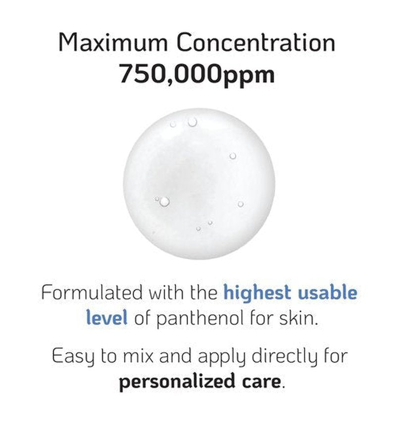High-Potency Pure D-Panthenol for Intensive Hydration, Calming, and Skin Barrier Recovery with Only a Drop in Your Skincare and Haircare Routine 33g 1Fl Oz