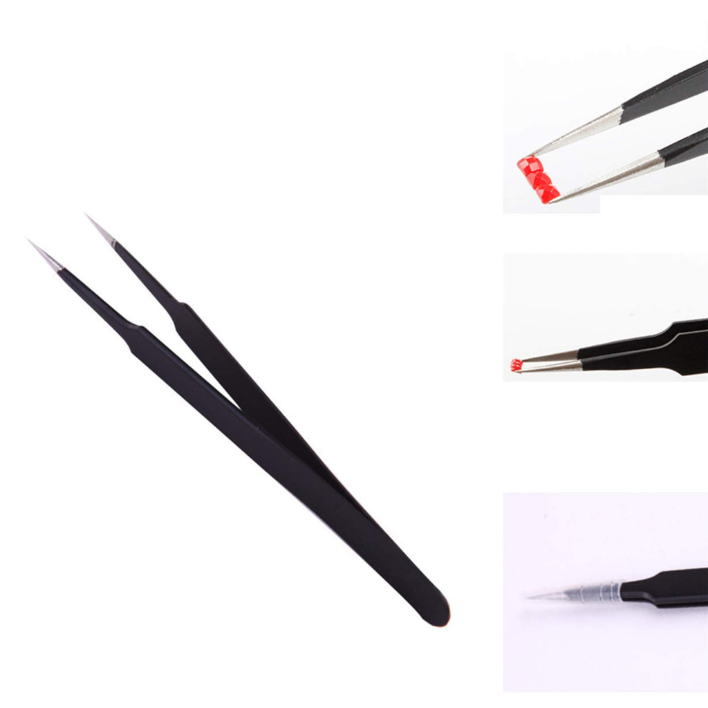 Huacan 5 pcs Diamond Painting Tweezers Diamond Painting Accessories Stainless Steel Tools