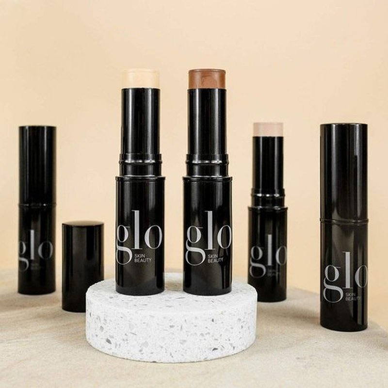 Glo Skin Beauty HD Mineral Foundation Stick - Buildable Concealer & Contour Makeup with Hyaluronic Acid - Versatile Shades