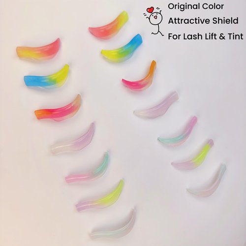 ICONSIAM Lash Lift Shields LU Curl 8 Size Lifting Pads DIY Eyelash Lamination Katya Vinog Shield Rapid Perm Rods Make Eyes Beautiful Lifts Elastic Rod Lami Perming Roller Reusable Silicone Pad L Curl