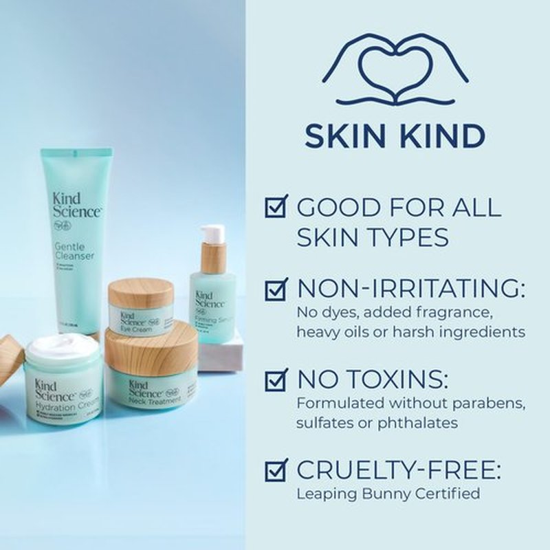 Kind Science Overnight Repair Night Moisturizer for Face - Night Cream for Women Anti Aging to Re-Energize & Hydrate Look of Tired Skin with Niacinamide & Shea Butter - Fragrance Free, Cruelty Free