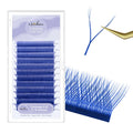 NATUHANA YY Lash Extensions 0.07 D Curl 8-14mm Mix Premade Fan 4D Y Blue