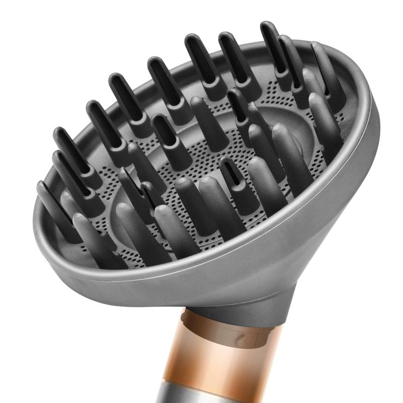Upgraded Large Diffuser Attachment for Dy-son Airwrap Styler HS01, HS05, HS08, Converts to Hair Dryer, Fast Drying Wave & Curly & Thick, Heat Resistant Nylon Fiber Nozzle Attachments