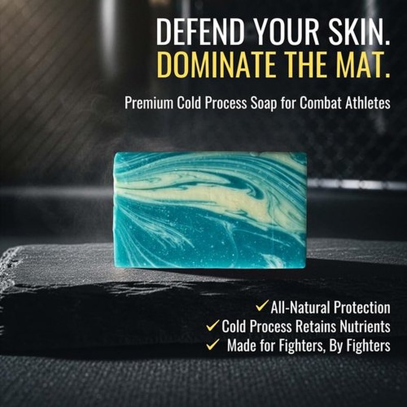 Cold-Process Soap - Peppermint & Tea Tree | Odor-Fighting, Skin-Friendly | 100% Natural, Handmade in Arizona