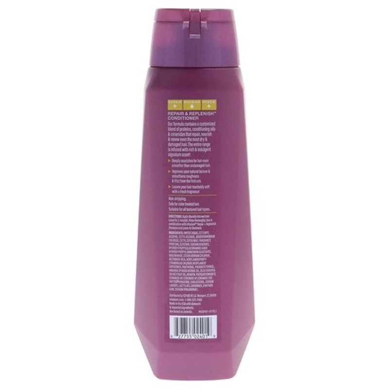 Infusium Repair And Replenish Conditioner - Nourishing Formula With Keratin & Argan Oil - 13.5 oz