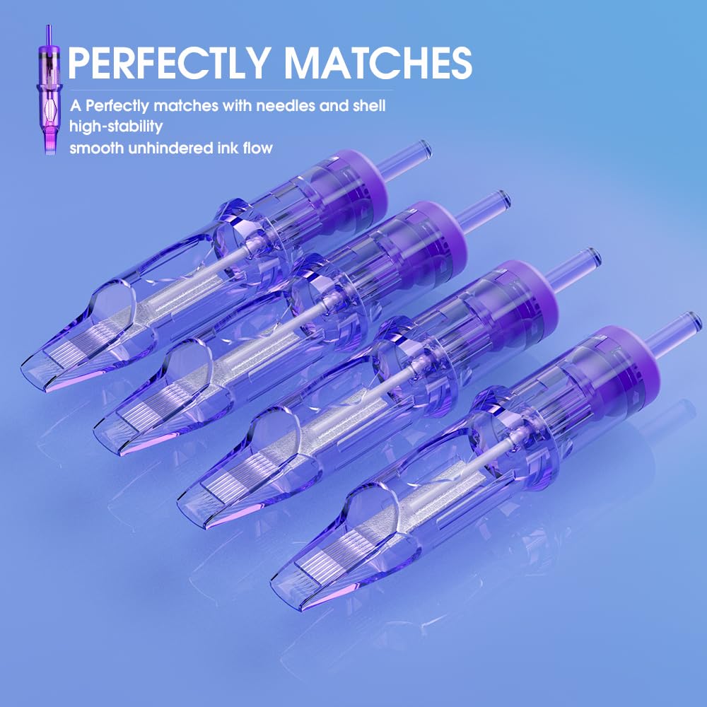 Mast Pro 1207RL Cartridge Tattoo Needles Disposable 20Pcs of One Box Standard #12 Size 7 Round Liner