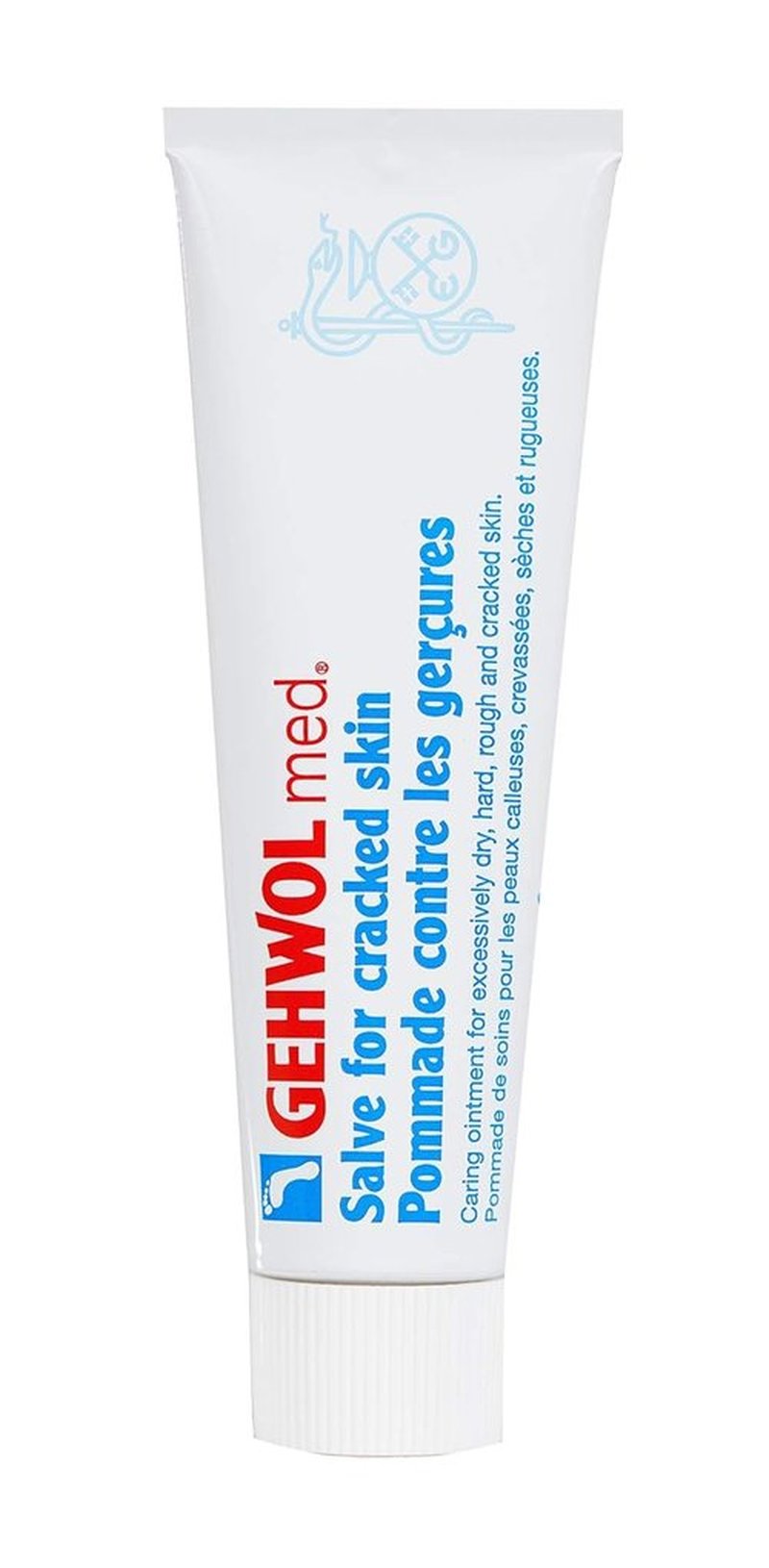 GEHWOL Med Cracked Skin Salve - Intensive Healing Formula, 2.6 oz for Dry Skin Relief