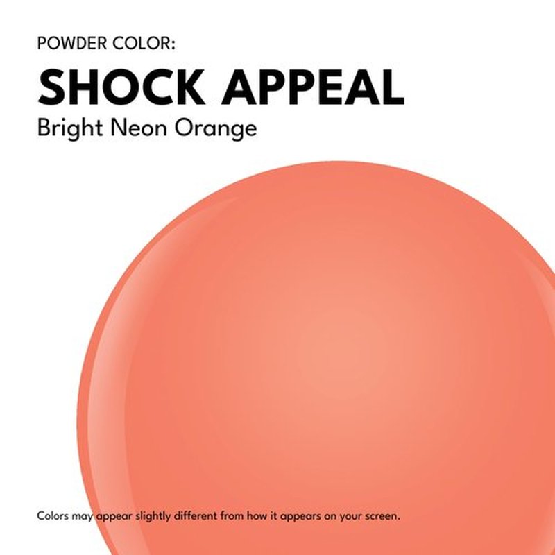 Red Carpet Manicure Color Dip Powder – Long-Lasting, Odor-Free Dipping Powder, Vibrant, Chip-Resistant, Easy Application, No UV Light Needed for Home & Professional Use (Shock Appeal, 0.3 Fl Oz)