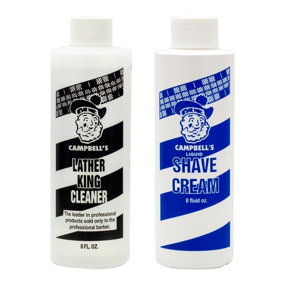 Campbell's Shave Cream and Campbell's Latherking Cleaner Combo