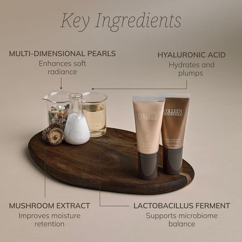 Colleen Rothschild Ethereal Glow Serum - Radiance Elixir for Hydration & Barrier Strength - 2 Shades for All Skin Types
