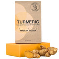Amphibian Organics Turmeric Kojic Acid Soap Bar with Coconut Oil, Shea Butter & Essential Oils – Handcrafted in USA, Vegan Natural Face & Body Bar for All Skin Types, 4oz
