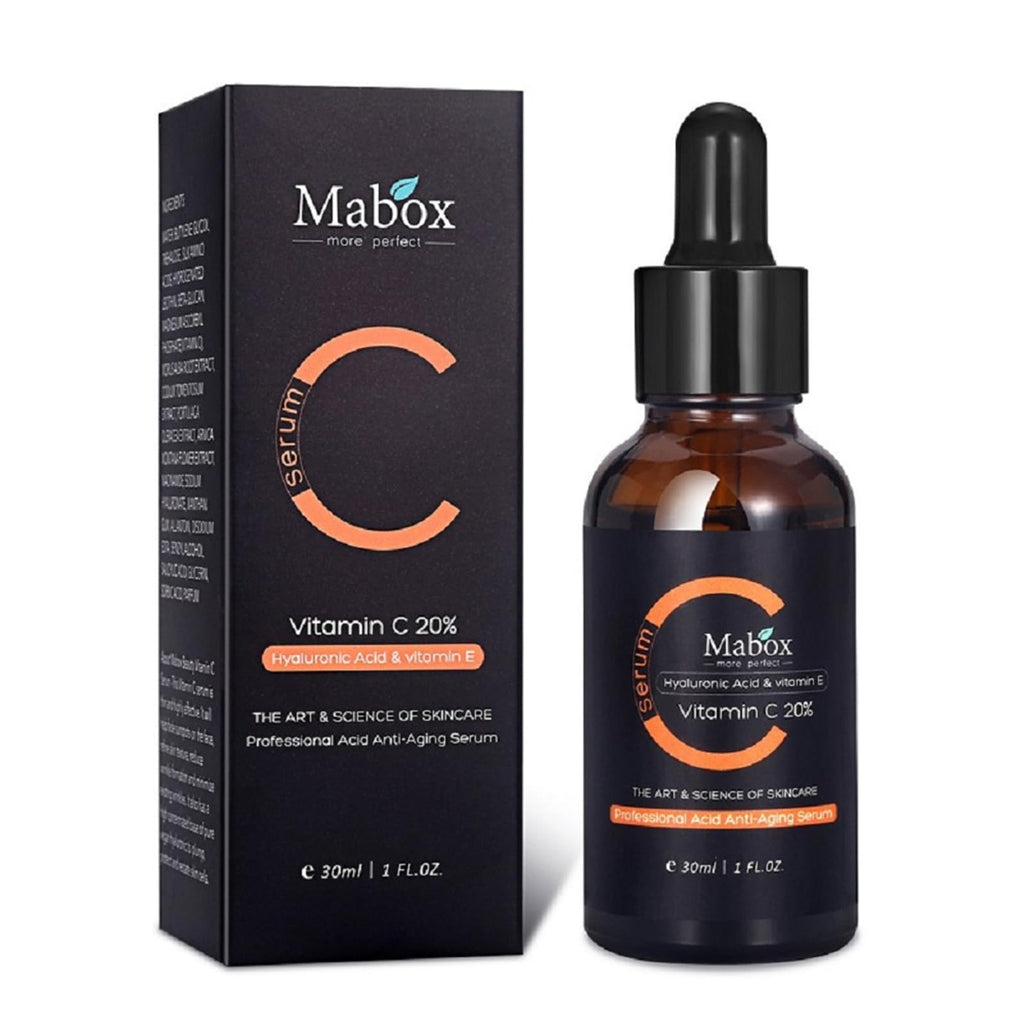 20% Vitamin C Face Serum With Hyaluronic Acid and Vitamin E- Facial Serum - Fade Dark Spots, Acne & Wrinkles, Smoothing Skin Serum for Face and Eye (1 fl.oz)