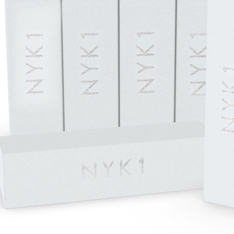 White Nail Buffer Sanding Block - (Pack of 10) NYK1 Professional Salon Quality Grit Nail Buffer File for Sanding, Filing Natural, Shellac or Acrylic Gel Nails