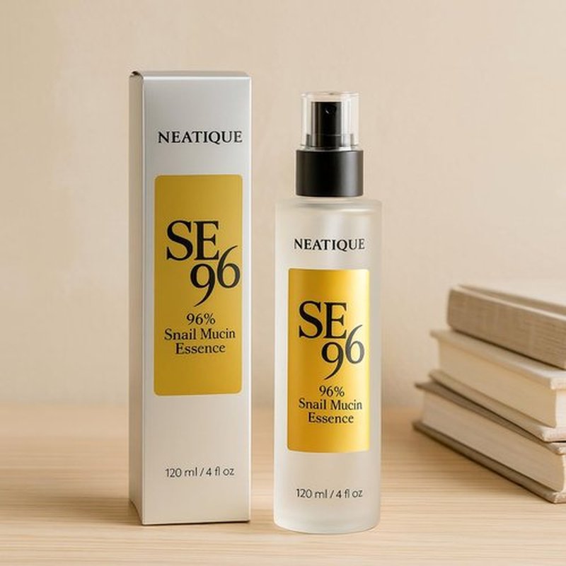 Advanced Snail 96% Mucin Power Essence 120ml, Neatique SE96 Hydrating & Repairing Snail Mucin Serum for Face with Snail Secretion Filtrate for Wrinkles & Dull Skin & Fine Lines, 4 fl.oz
