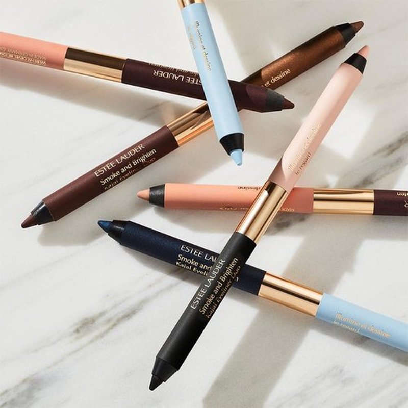 Estée Lauder Kajal Eyeliner Pencil Duo - Long-Lasting Waterproof & Smoky Finish | 0.03 Ounce