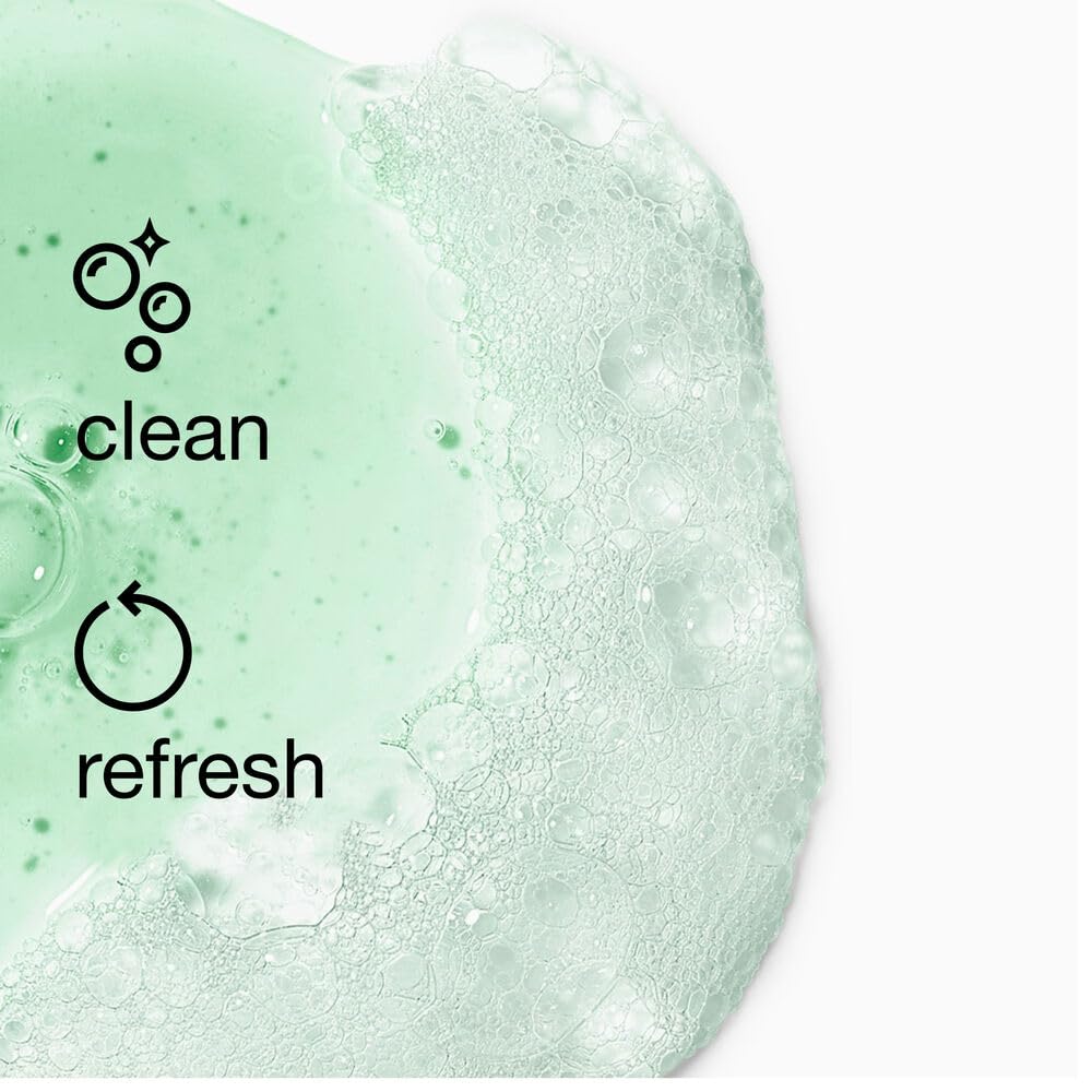 Clinique All About Clean Liquid Facial Soap | Gentle Face Cleanser For Oily Skin | Type 3 & 4 Face Wash | Step 1 in 3-Step Skin Care Routine, 13.5 Fl Oz