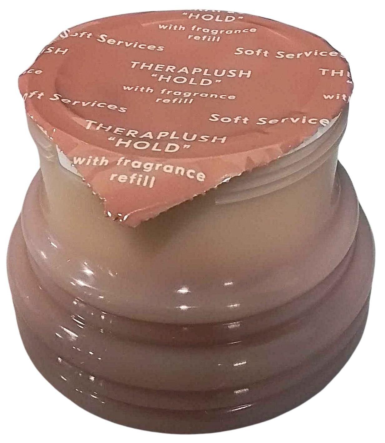 Soft Services Theraplush Hold Starter Set - Overnight Hand Repair - Case & Pod Set - Blush Case - Hold Pod Scented of Warming Spices, Powdered Florals, Woodsy Musk - 1.7 fl oz