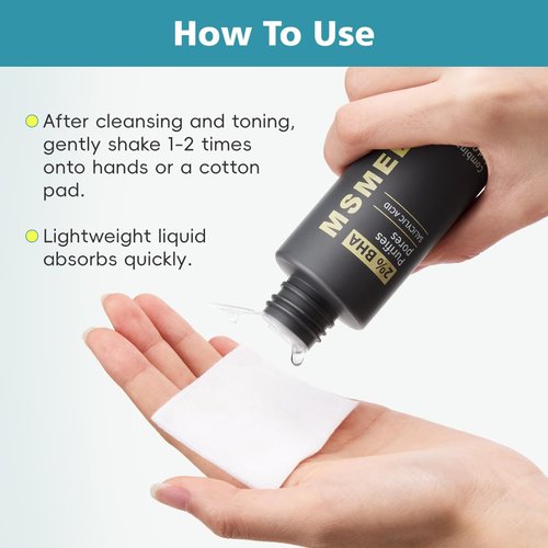 Salicylic Acid 2% Serum - Exfoliating Face Serum for Oily & Combination Skin | Clear Pores & Blackheads, 120ml