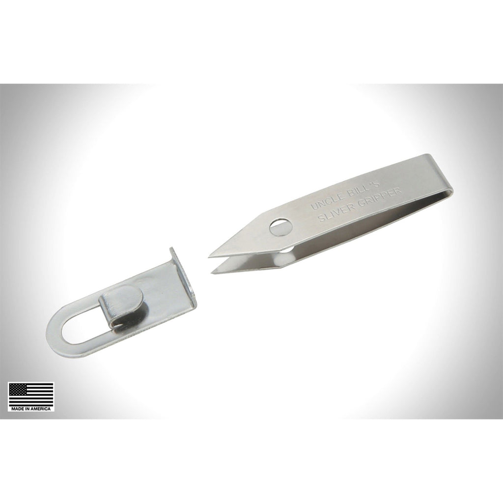 Sliver Gripper Uncle Bill's Key Chain Tweezers
