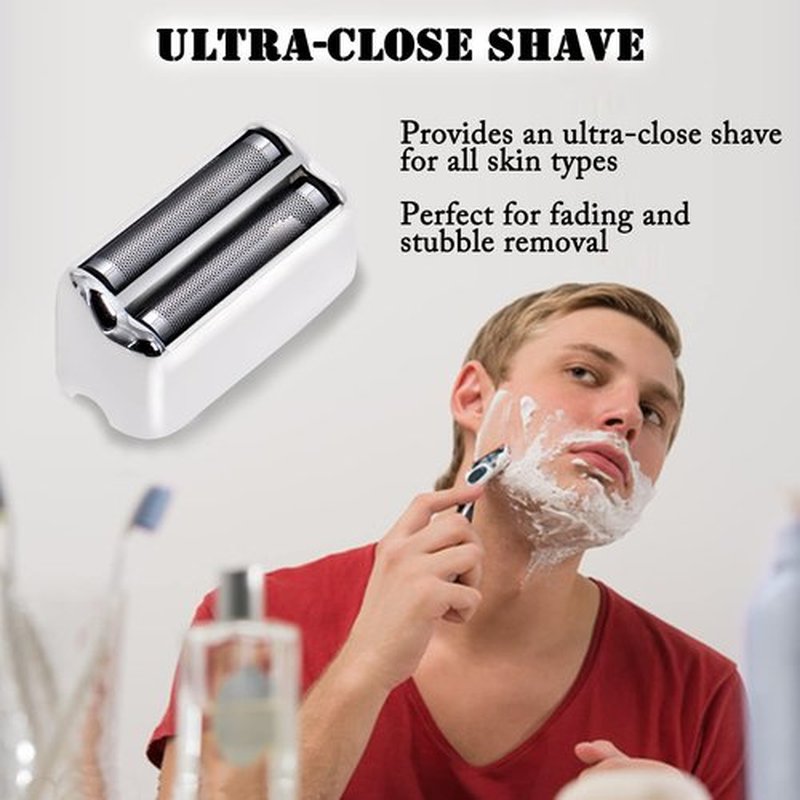 BaBylissPRO Replacement Foil & Cutters - Compatible with FXFS2 & FXFS2G Double Foil Shaver | Silver Foil Head Kit