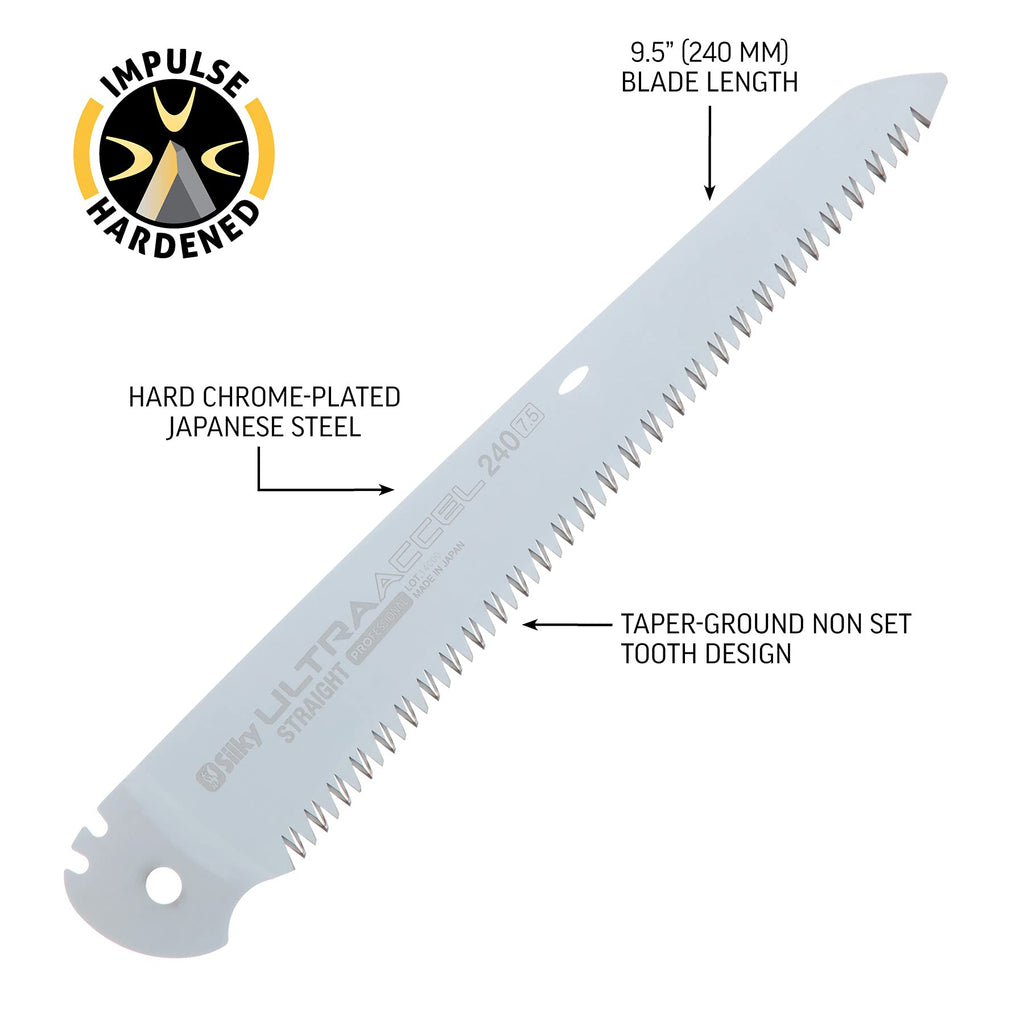 Silky Replacement Blade Only Ultra Accel 240mm Large Teeth (445-24)