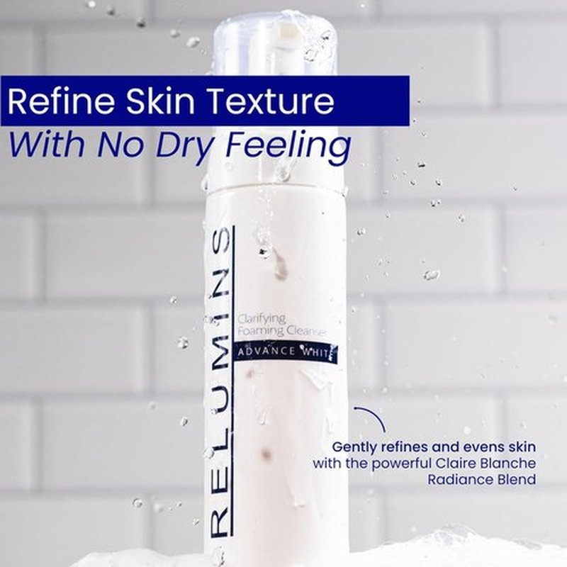 Relumins Advance Clarifying Foaming Cleanser - Gentle Facial Cleanser for Sensitive Skin | Removes Dirt & Makeup – 200ml