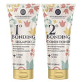 Nuva Botanicals Bond Repair Hair Treatment for Dry Damaged Hair - Intense Conditioning Shampoo and Conditioner Set Hair Bonding Treatment with Salicylic Acid, Vitamin B5, Citric Acid(6.8 fl oz each)