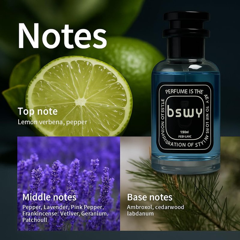 Woody & Spicy Men's Cologne by [Brand Name] - Long-Lasting Eau de Toilette with Citrus & Cedarwood | 100ml