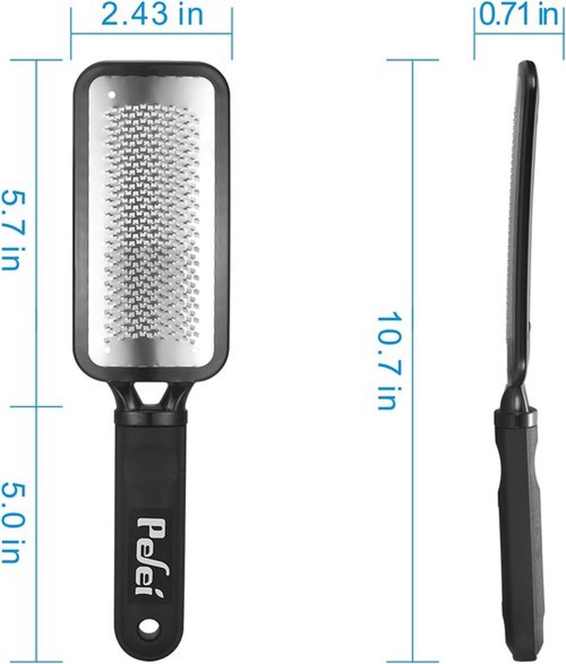 Colossal Pedicure Rasp Foot File - Professional Stainless Steel Tool for Smooth Feet