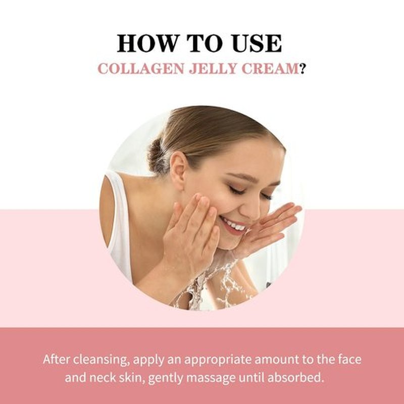 LOYOTICE Collagen Jelly Cream,Contains Niacinamide & Freeze Dried Hydrolyzed Collagen, Boosts Elasticity & Hydration,Reduce Fine Lines & Dullness,Improves Glowy Skincare Cream(3.38 fl.oz)