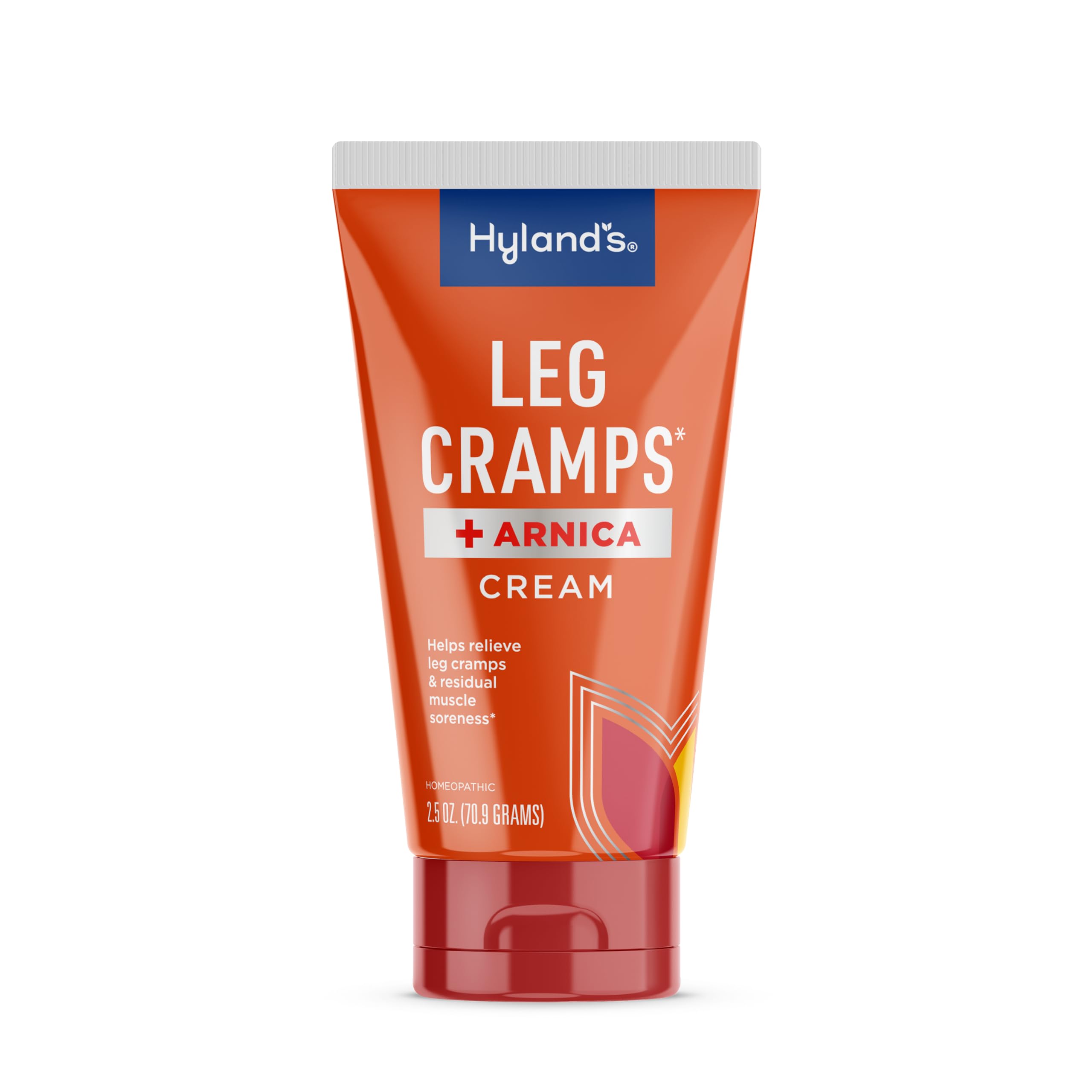 Hyland's Leg Cramps + Arnica Cream Pain Relief Ointment, Natural Relief of Calf, Leg and Foot Cramp, 2.5 oz