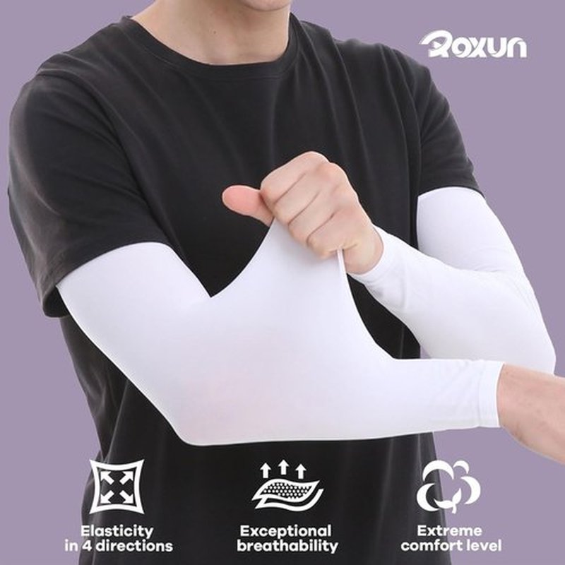ROXUN Arm Sleeves - Cooling UV Sun Protection Compression Gear for Men & Women | Lightweight & Comfortable